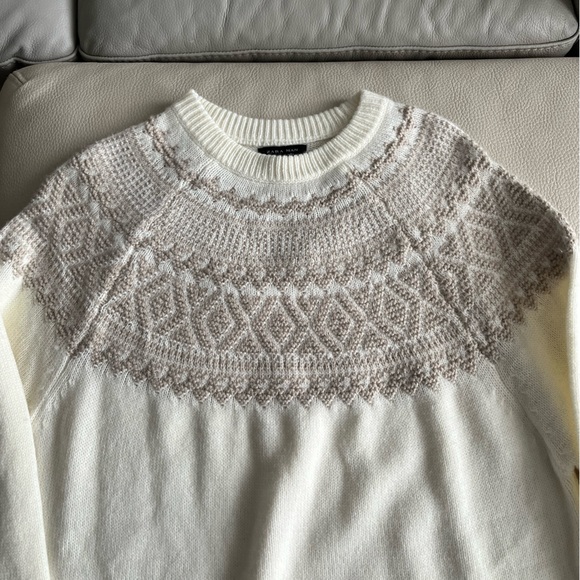 NWOT - Zara Men’s Wool Blended Crew Neck Sweater - Size XL - Picture 3 of 6